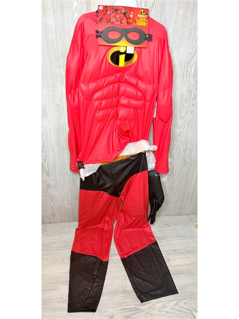 Nwt mr incredible incredibles 2 Halloween costume cosplay xl/xxl men’s costume